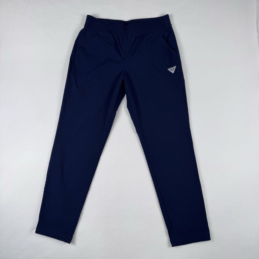 Columbia PFG Men's Navy Blue Stretch Performance Jogger Pants Medium Regular